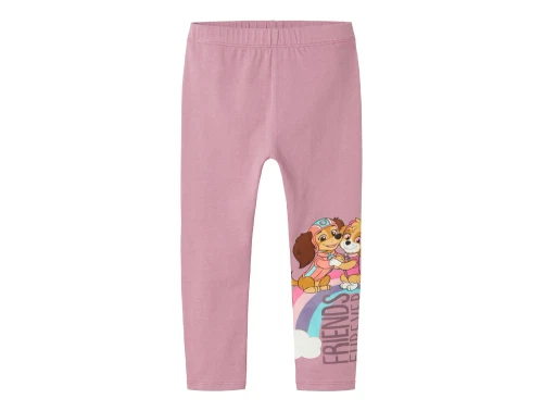 Violette leggings med paw patrol print fra Name It 13240601 mauve orchid